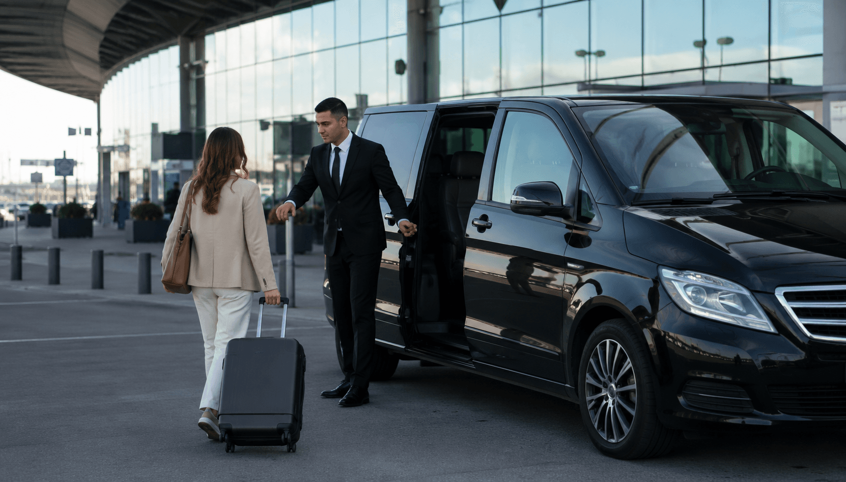 Tripetica private airport transfer vehicle