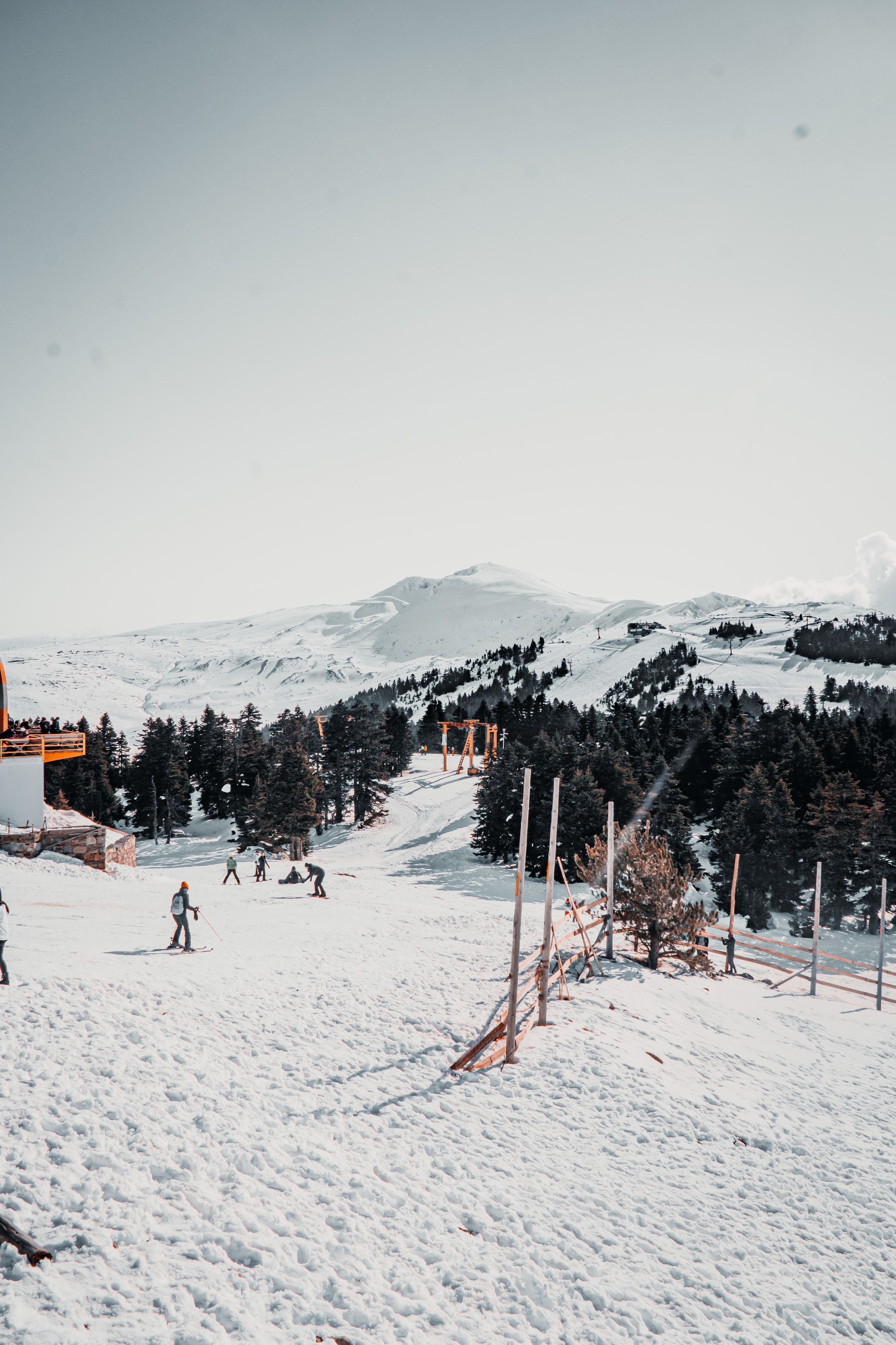Uludağ under snow in winter